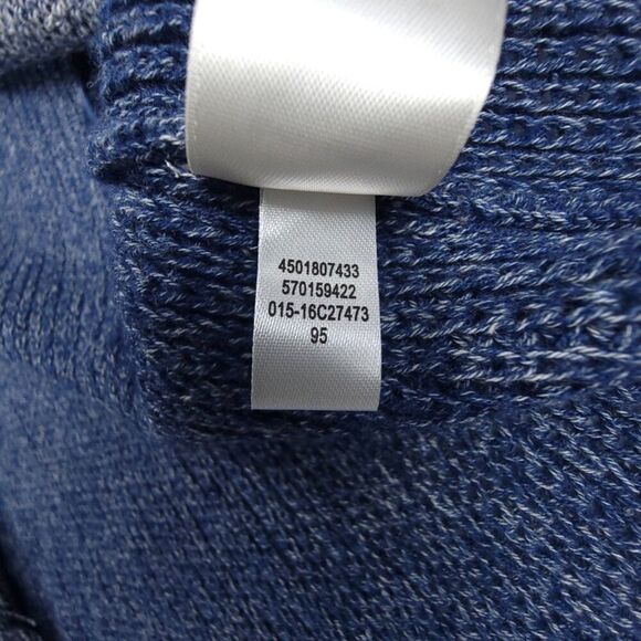 CHICOS Silk Patchwork Fringe Long Western Boho Blocked Lace Denalia Cardigan - Picture 8 of 8